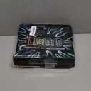 Skechers Kids Boys Flex-Glow Bolt Sneaker, Black/Red, 3.5 Big Kid