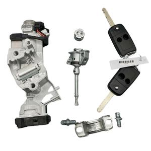 Ignition Switch Door Lock Cylinder Keys Full Set for Honda CRV 2012 2013 2014 2015 2016 Left Door Lock Cylinder Steering Starter Housing Fuel Cap 3-Button Key Shell Without Transponder 46 Chip