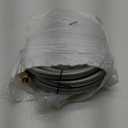Upgraded 12ft High Pressure Braided Propane Hose Extension with Conversion Coupling 3/8" Flare to 1/2" Female NPT, 1/4" Male NPT, 3/8" Male Flare for BBQ Grill, Fire Pit, Heater