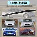 XQSMWF Front Driver Left Side Windshield Molding Trim Compatible with Acura TSX 2009-2014# 73162-TL2-305