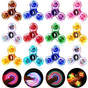 Fidget Spinners , ADHD Anxiety Fidget Toys, Stress Relief Reducer Spin for Adults Children, Pack of 12