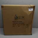 DREAMSOUL 18 inch Large Bird Bath with Stand, 4 inch Deep Bird Baths for Outdoors, Metal Birdbaths for The Garden Yard Patio Decor (Coffee)