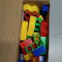 64 Pcs Stacking Tower Game with 22 Cards, Giant Tumble Balance Game for Kids, Family Games for Kids and Adults, Easter Gifts for Teen Boys & Girls, Party Board Game for Kids 6-12 & Adults