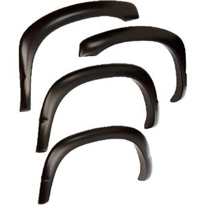 Bushwacker OE Style Factory Front & Rear Fender Flares | 4-Piece Set, Black, Smooth Finish | 40985-02 | Fits 2015-2020 Chevrolet Colorado