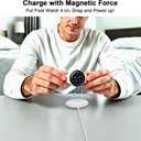 for Google Pixel Watch 4 Charger Quick Charge with Side Dock White | Fits for Pixel Watch 4 41mm & 42mm, 3ft USB C Replacement Charger Cable, Magnetic Charger Stand Station, Home Office Travel