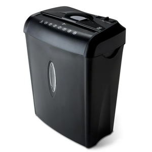 Pen + Gear 6-sheet Crosscut Paper/Credit Card Shredder Black WM672XA