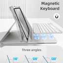 Akkerds for iPad A16 Case with Keyboard - 7 Colors Backlit Keyboard for iPad 10th Generation/iPad Air 11 Inch - Wireless Folio Cover for iPad Air 10.9 Inch/iPad Pro 11 Inch 2022/2021/2020 (Gray)