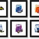 Trends International Gallery Pops DC Comics Batwheels - Character Wall Art Bundle (6-Pack)