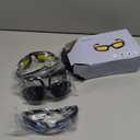 4 Pair Motorcycle Glasses Riding Glasses UV Protection Windproof And Dustproof Motorcycle Foam Cushion Goggles (Gray + Yellow + Clear + Blue)