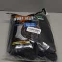 Fruit of the Loom Men's Work Gear Everyday Work Crew Socks (10 Pack), Black, Medium (6 - 12)