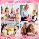 3 x 12 Pieces Halloween Witch Party Favors Witch Hat and Crown Ballpoint Pen Colorful Witch Retractable Gel Ink Pen for Office Home Halloween Favos Goody Bag Filler Rewards Supplies