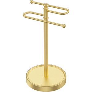 Hand Towel Holder, 304 Stainless Steel Heavy Duty S Shape Hand Towel Stand Free Standing Towel Bar for Bathroom Kitchen Countertop