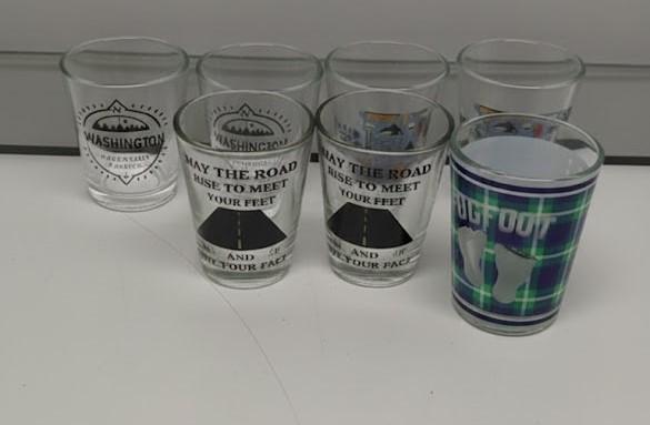 7X WASHINGTON SHOT GLASSES