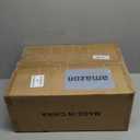 Evermagin 6 Tier Tree Bookshelf with Light, Narrow Bookcase Tower, Tall Floor Standing Book Shelf Organizer with Storage Cabinet for Living Room, Bedroom and Home Office, White