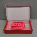 eXtremeRate PlayVital Cover for Nintendo Switch, Protective Case Protector for Switch - Shock-Absorbent Anti-Scratch Dockable Easy to Install Durable Hard Shell, Bright Pink (NOT for Switch 2)