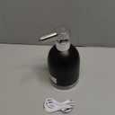 Automatic Soap Dispenser Liquid Touchless: 11oz Plastic - 5 Level Adjustable Black Rechargeable Electric Auto Smart Soap Dispenser - Bathroom Kitchen Hand Dish Lotion