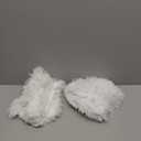 ANRODUO Pack of 2 White Throw Pillow Covers Luxury Fluffy Pillows Faux Fur Decorative Pillows Plush Cushion Case Fuzzy Mongolian Merin Style for Bed Couch Sofa Living Room Spring Decor 18x18 Inch