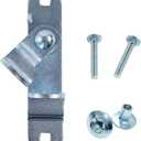 Cargo Trailer Door hasp Bar Lock Handle Keeper Padlock Race Enclosed car Hauler 5/16" Thread Torx Truss Dome Head Nut w/ 5/16" x 2" Carriage Bolts