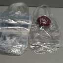 Thsinde 35PCS Clear Plastic Gift Bags Bulk - 5.9x6.3x2.8 Inch Reusable Party Favor Bags with Handles & Ribbon, Transparent Goodie Bags for Weddings, Birthdays, Baby Showers, Christmas