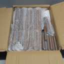 GREENSTELL Coat Rack with 8 Hooks, Wooden Coat Rack Freestanding with Shelf, Coat Tree with 4 Height Options 50.5"-72.6", Coat Hanger Stand for Bags, Clothes, Umbrellas, Hats, in Home, Natural