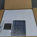 22-Pack Acoustic Panels,12"x12"x0.4" Soundproof Wall Panels, Peel & Stick Sound Proof Foam Panels for Walls, Geometric Noise Reduction Panels for Home Office,Studio (White)