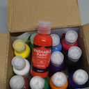 Nicpro 12 Colors Washable Finger Paint Set for Toddlers (2 oz), Non-Toxic & Baby Safe Paint for Hand and Feet, Mess Free Finger Painting Art Supplies for Kids Age 1-3 4 5 6+, Preschool Learning Gifts