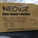 Neoage Water circulating Cold Pack,Cold Therapy Machine,Cold Therapy Machine for Knee Replacement,Built-in 3000MAH Battery, Cryotherapy Systems Suitable for Home use (Silvery)