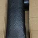 Diamond-Plate Rubber Flooring Rolls, 21FT *16IN Garage Floor Mat, 4 * 7Ft Cover Area PVC Garage Flooring Roll for Garage Floor, RV Trailer Flooring, Water/Stain Resistant Parking Mat Black(1Pcs)