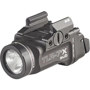 Streamlight 69406 TLR-7 X sub USB 500-Lumen 5000-Candela Weapon Light Designed Exclusively and Solely for Sig Sauer P365/XL Closed Rail Systems, Includes Mounting Kit, Key, and Multi-Tool, Black