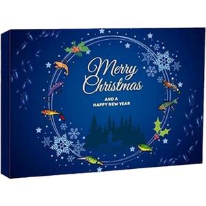 Simulated Fish Bait Set in Various Designs Christmas Fishing Lure Kit Multiple Hooks Included Enhance Your Fishing Experience Ideal for Anglers