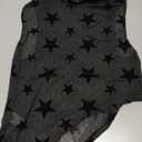 Avidlove Women Camisole Tops Sheer Mock Neck Tank See Through Summer Mesh Shirts Asymmetrical Top Clubwear, XL