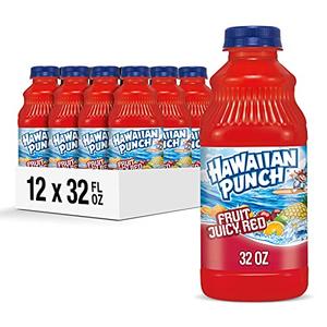 Hawaiian Punch Fruit Juicy Red, 32 Fluid Ounce Bottle (Pack of 12) (BBD SEP 09/26)