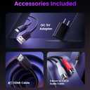 avedio Links HDMI ARC Audio Extractor Converter 4K@60Hz, HDMI to Optical Toslink SPDIF + 3.5mm AUX Jack Stereo Audio Adapter Converter Splitter Inserter Embedder Support HDCP2.2 Digital PCM DTS 5.1