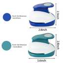 QIQQIKIN 2PCS Circle Cutter (1.5 inch+1 inch), Whole Hole Punch Shapes, Large Circular, Craft Punches for Paper Crafts Round Paper Journaling Handmade Cards, Gift Tags, Invitations, Scrapbook Supplies