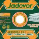 7-Inch Diamond Saw Blade, Segmented Rim Diamond Disc, 7/8 Inch Arbor, Wet or Dry Cutting of Concrete/Masonry/Block/Paver/Brick