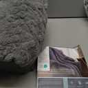 Uttermara Weighted Blanket Queen 15 Pounds for Adults, Sherpa Weighted Blanket for Couch Bed, Ultra Fluffy Warm Sherpa & Cozy Plush Flannel Fleece, Heavy Blanket Great for Calm, 60" x 80", Dark Grey