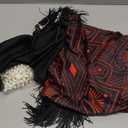 6 Pcs 1920s Flapper Costume Accessories Set for Women Fringed Poncho Flapper Shawl Outfits