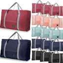 15 Pcs Foldable Travel Duffel Bags Women Weekender Bags Lightweight Luggage Bag Personal Item Bag Sports Gym Bag for Unisex Weekender Overnight Airport