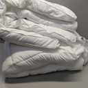 ELEMUSE Full Mattress Topper for Back Pain, Extra Thick Mattress Pad Cover, Plush Soft Pillowtop with Elastic Deep Pocket, Overfilled Down Alternative Filling (White)