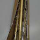 Gold Curtain Rod for Windows 28 to 48 Inch, 5/8 Inch Diameter Heavy Duty Splicing Adjustable Curtain Rods With Brackets, Easy to Install, Suitable for Bedroom, Patio and Outdoor