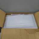 Thickened Clear Shoe Storage Organizer with Magnetic Door, Sturdy Stackable Shoe Boxes for Closet, Collapsible Space-Saving Shoe Rack for Sneakers & Boots, Plastic Shoe Cabinet Box Set, 6 Pack, White