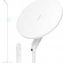 Honeywell 3000LM LED Floor Lamp, Torchiere Floor Lamps with Remote Control, F2 Sunturalux 40W Eye-Caring Reading Light, 2700-5000K 6 RGB Modes RGB Standing Lamp for Bedroom Living Room Office White