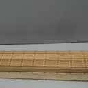 LazBlinds No Tools No Drill Cordless Bamboo Roman Shades, Light Filtering Window Treatment, Roll Up Bamboo Blinds for Windows 29.5'' W x 64'' H, Brown
