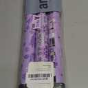 RUSPEPA Purple Christmas Wrapping Paper Set, Mini Roll, Gold Foil Nutcracker Soldier, Snowflake and Bow Design Gift Wrap Paper Perfect for Holiday Gifts, 3 Rolls, 17 inches x 10 feet per Roll (Pink Winter Wonderland)