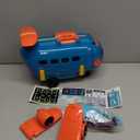 Dwi Dowellin Airplane Car Toy,Steering Wheel Toys for 3 4 5 6 Year Old Boys&Girls with Sound and Light,Toddler Educational Plane Driving Toy Gift for Kids Aged 3+, Blue