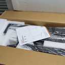 Veken 47.2" Standing Desk, Adjustable Height Office Desk with Wood Desktop, Computer Table for Home Work, Study and Gaming, Small Spaces, Modern Furniture, Black