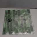 Art3d 10-Sheet Kitchen Backsplash Tiles Peel and Stick, Self Adhesive Wall Tile Sticker for Kitchen Island Bathroom Laundry Room RV Renter 12" x 12" - Jade Green