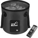 Wlikn Collapsible with Handle, Lightweight 5 Gallon 20L Folding Water Container, Portable Wash Basin for Camping, Fishing, Gardening, Car Washing, and Outdoor Use