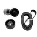 Serpentine Belt Tensioner Drive Component Kit Fits for Dodge Ram 1500/2500/ 3500/ Dakota/Durango/ D150/W150 92-03 (3.9L/5.2L/5.9L) Drive Belt Tensioner and Idler Pulley Serpentine Belt Kit 90K-38116