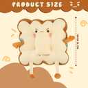Kigley 2 Pcs Cute Chair Cushion Bread Pillow Toast Seat Cushion Bread Plush Pillow Cushions Memory Foam Kawaii Office Desk Chair Car Accessories Food Pillows Gift for Birthday Sofa Bedroom Home Decor